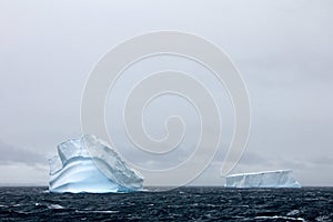 Beautiful iceberg or ice floe, Antarctic ocean