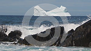 Beautiful iceberg! Newfoundland and Labrodor tourist attraction