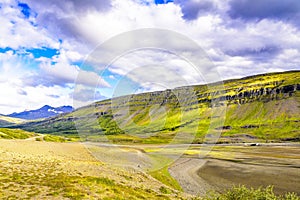 Beautiful Icelandic coastline Fjord vistas