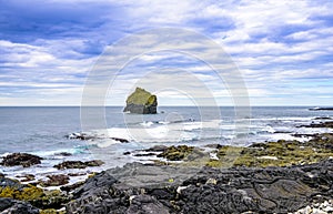 Beautiful Icelandic seascape vista