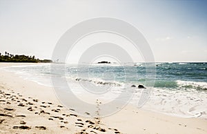 A Beautiful & Idyllic Beach Scene in Punta de Mita, Nayarit, Mex