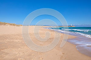 Beautiful wild beaches of Zahora and Cala Isabel in Cadiz photo