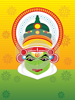 Beautiful illustration for happy onam