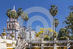 Beautiful image of the facade of the church of San Pedro ApÃ³sto