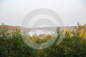 A beautiful image of the river on a sunny summer day