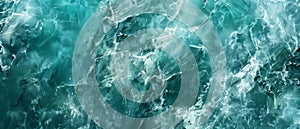 Turquoise Ocean Water Texture Background