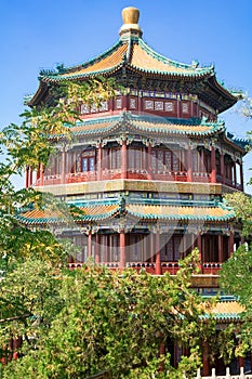 Beautiful Imperial Summer Palace in Beijing, China