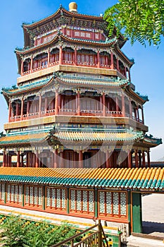 Beautiful Imperial Summer Palace in Beijing, China