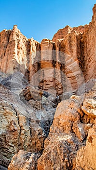 Beautiful inspiring landscape - Death Valley National Park. Red rocks. Concept, travel, tourism, nature