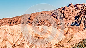 Beautiful inspiring landscape - Death Valley National Park. Red rocks. Concept, travel, tourism, nature