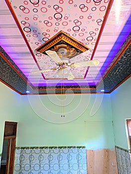 Beautiful interior design with ceiling and fan