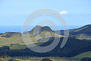 The Beautiful Isla Terceira at the Azores Portugal photo