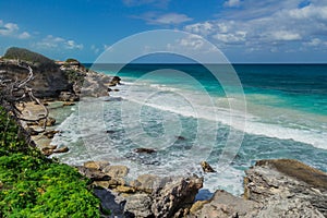 Beautiful island, beach of Isla Mujeres, Mexico