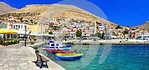 beautiful island Chalki (Dodecanese)