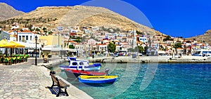 beautiful island Chalki (Dodecanese) photo