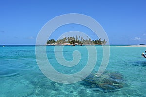 Beautiful island in San Blas archipelago, PanamÃ¡