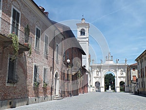 Beautiful Italian town of Cherasco, Piedmont