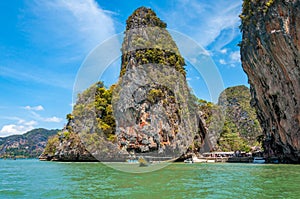 Beautiful of James Bond island and Khao ping gun in Phang Nga ba