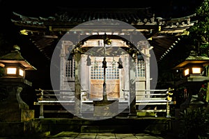 Beautiful Japanese shrine entrance
