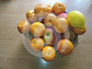 Beautiful and Juicy Citrus Fruits on the Table