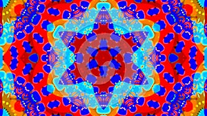 Beautiful kaleidoscope background. Abstract kaleidoscope patterns. Colorful mandala texture.