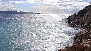 Beautiful Kaputash beach at Mediterranean sea in Turkey.