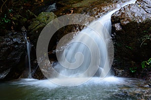 Beautiful of Kathu Waterfall at Phuket province Thailand.