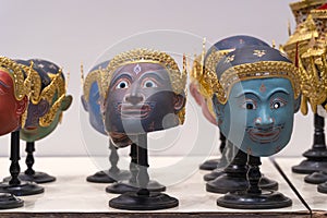 Beautiful Khon Masks Ramayana epic