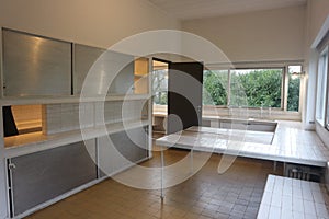 Beautiful Kitchen at Villa Savoye