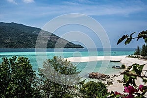 Beautiful Koh Lipe Tropical Island Landscape. Turquoise Sea. Thailand. Exotic Adventure. photo
