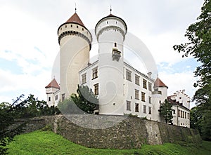 Beautiful Konopiste castle in Czech Republic.