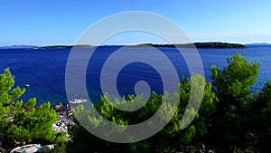 Beautiful Korcula island in the archipelago of Dubrovnik and Makarska