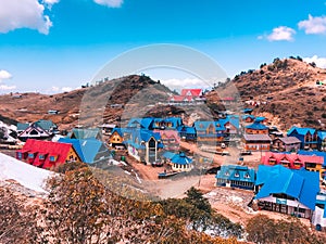 Beautiful kuri village at dolokha,kalinchowk Nepal