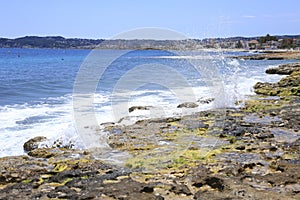 La Grava Beach on a sunny day photo