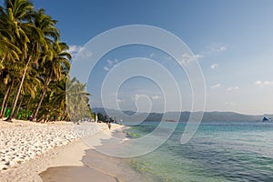 Beautiful ladscape of Boracay island, Philippines