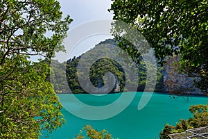 beautiful lagoon,tropical paradise,Angthong national marine park, koh Samui,Thailand.