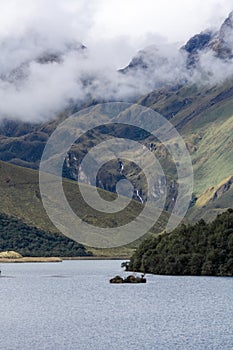 Beautiful lagoons of Atillo in Ecuador