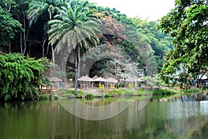 Beautiful lake in Africa.