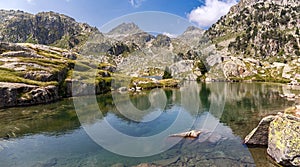 Beautiful Lake in Aiguestortes National Park, Pyrenees