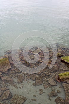 Beautiful Lake Balaton at summer