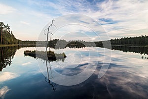 Beautiful lake in Finland