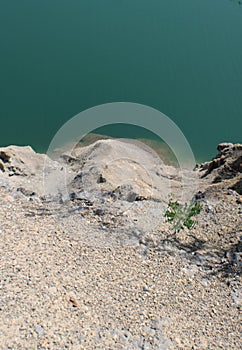 Beautiful lake near Rudabanya