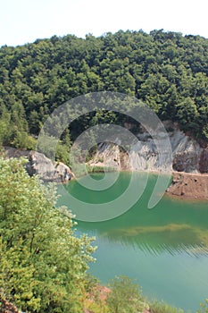 Beautiful lake near Rudabanya