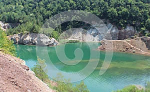 Beautiful lake near Rudabanya