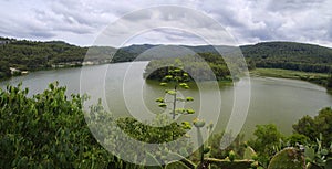 Beautiful lake Panta de Foix, Spain