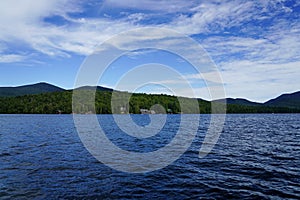 Beautiful Lake Placid in New York Stateâ€™s Adirondack Mountains