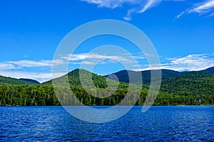 Beautiful Lake Placid in New York Stateâ€™s Adirondack Mountains