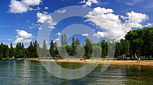 Beautiful lake - Riding Mountains Nationalpark  - Clear Lake in Wasagaming photo