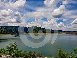 Beautiful lake scenary photo