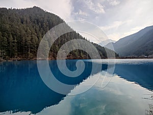 beautiful lake scenery in Juzhaigou?Sichuan, China